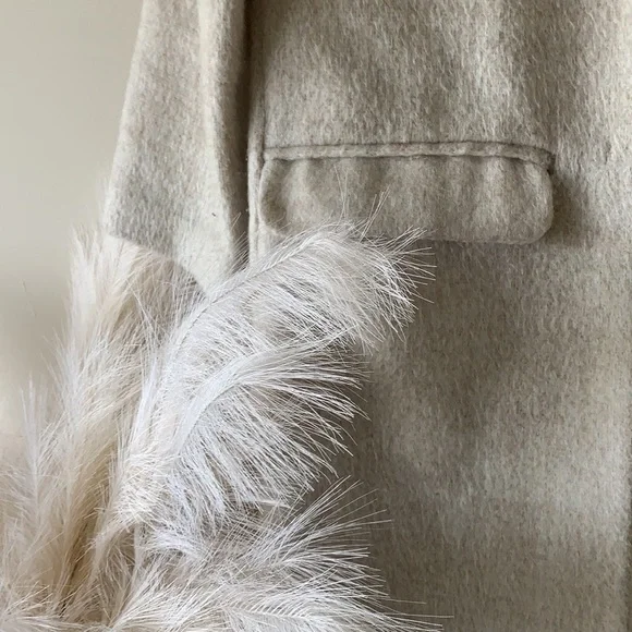 Cream H&M dress coat - Picture 4 of 4